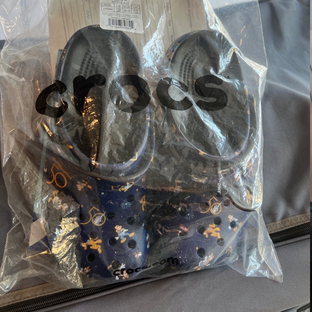 Disney 100 crocs